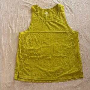 REI Running Singlet Yellow Athletic Tank Top Small